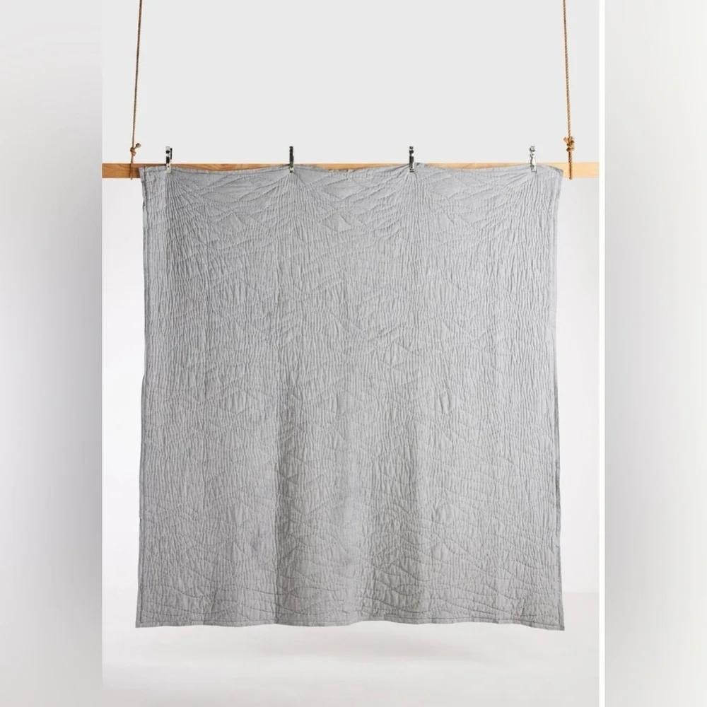 Anthropologie Alora Cotton Cashmere Quilt Size Cal King NIP